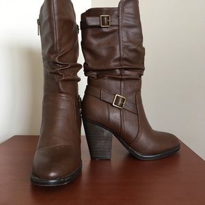 Maurice’s Brown High Heel Boots